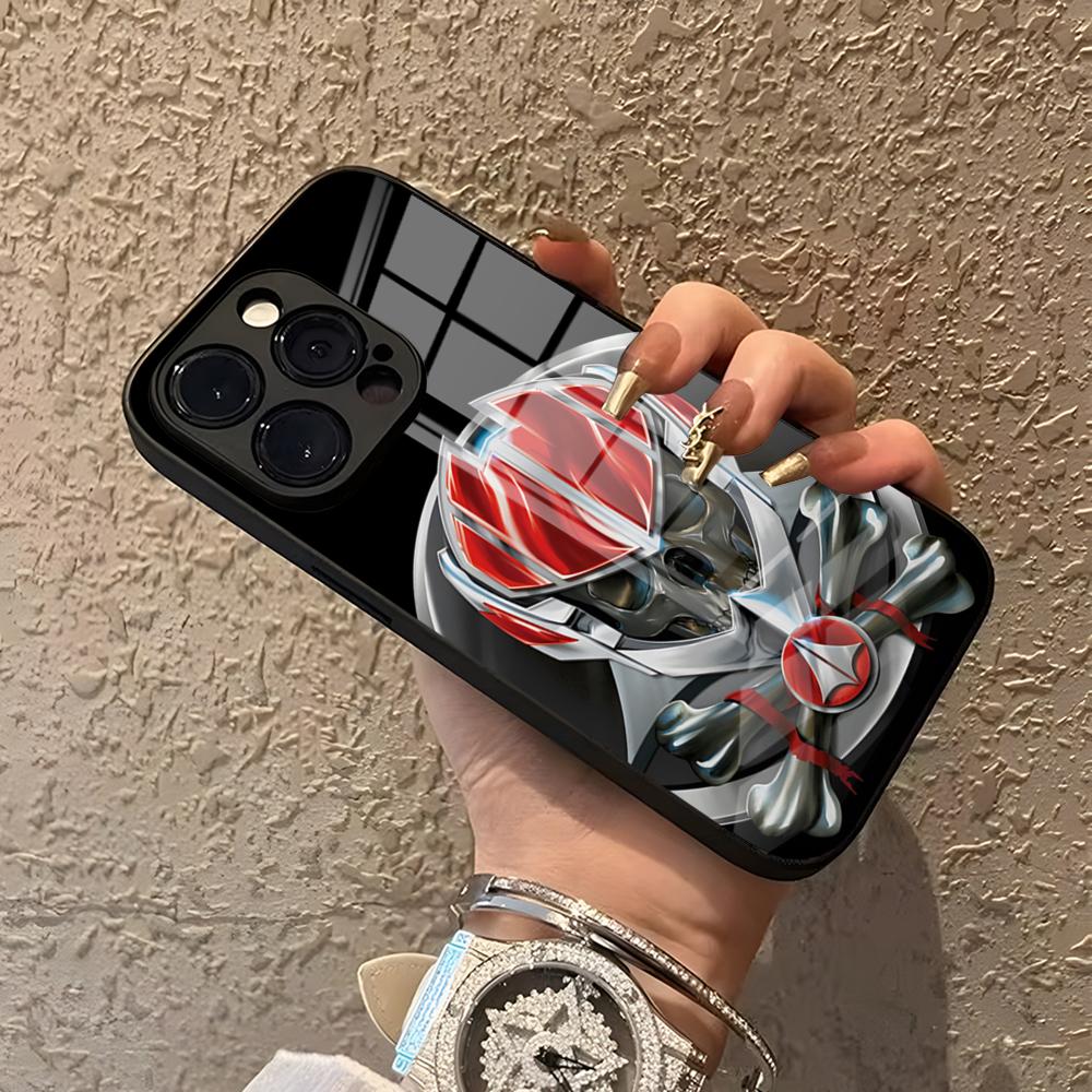 Anime Robotech Phone Case For IPhone 15 Pro Max 14 Pro 12 16 11 13 Mini X XR XS 8 7 Plus SE Tempered Glass Back Cover