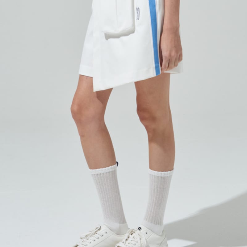 BLUDOT See-through Cushion Knee Socks_WH