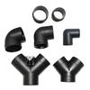 42mm/60mm/75mm Car Heater Air Vent Ducting Connector Closable Open Regulatin Y / T / L Branch For Webasto Diesel Parking Heater