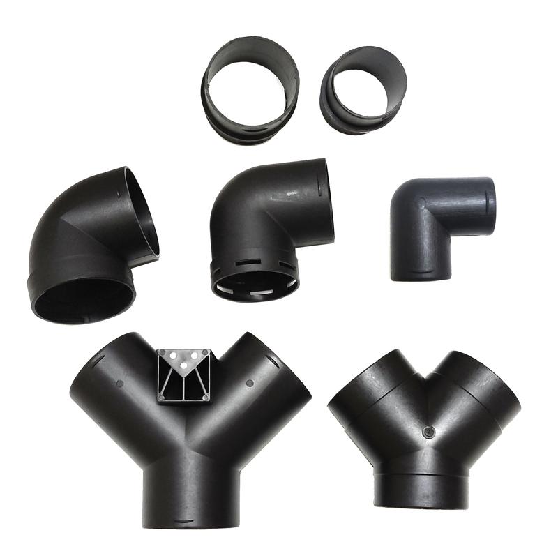 42mm/60mm/75mm Car Heater Air Vent Ducting Connector Closable Open Regulatin Y / T / L Branch For Webasto Diesel Parking Heater