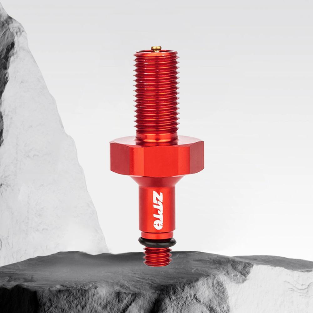 Bicycle Air Rear Shock Absorber Valve Adapter Aluminum Alloy Bicycle Pump Air Nozzle Tube Tool Mtb Pump Inflater Convert Mouth