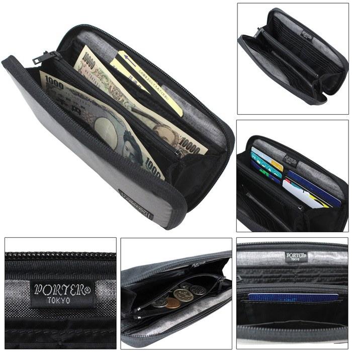 [Porter] TACTICAL Long Wallet 654-07080 Black 19x9.5x2cm
