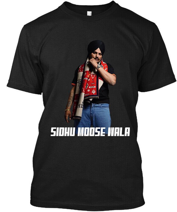 NEW POPULAR! Sidhu Moose Wala Canadian Music Retro Graphic T-Shirt Size S-4XL Unisex T-Shirt S