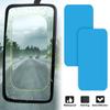 2 Pezzi 35x16cm Pellicola Antipioggia per Auto Protezione Impermeabile Specchietto Retrovisore Pioggia Antiriflesso Pellicola Vetro Finestrino Guida Sicura
