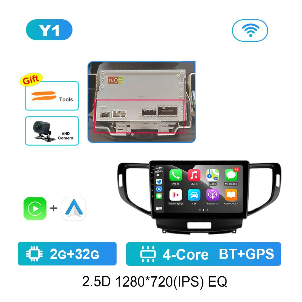 Pentru Honda Accord 8 2008 - 2012 Sistem Android 9 '' Radio Auto Player Multimedia WiFi DSP GPS Navi 4G WiFi Ecran HD Instrumente Auto