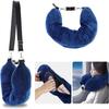 Multifunctional U-Shaped Travel Pillow: Soft, Plush, Fillable Headrest for Outdoor Use