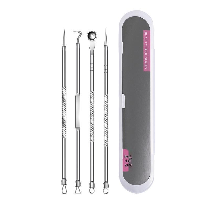 Stainless Steel Double-Ended Blackhead Remover Beauty Set with Free Shipping
