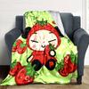 Pucca Blanket Ultra-Soft Suitable for Office Couch Chair Four Seasons Multipurpose Modern Style Ideal Gift For Birthday Valentine'S Day
