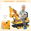 Ride On Excavator Toy Tractors Digger Movable Walker Construction Truck 18-48 Months