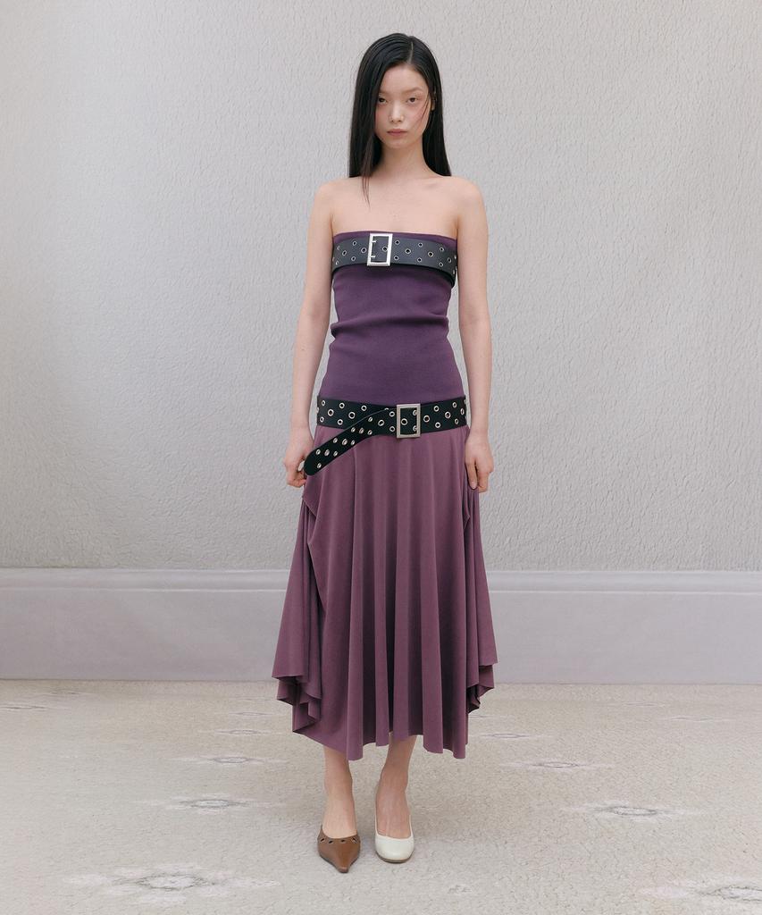 Tinsi Flow Fold Dress (Purple)