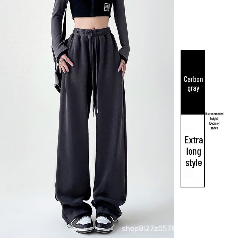 

Women s High Waist Wide-Leg Sweatpants: 2025 American Spring/Autumn Style Joggers S