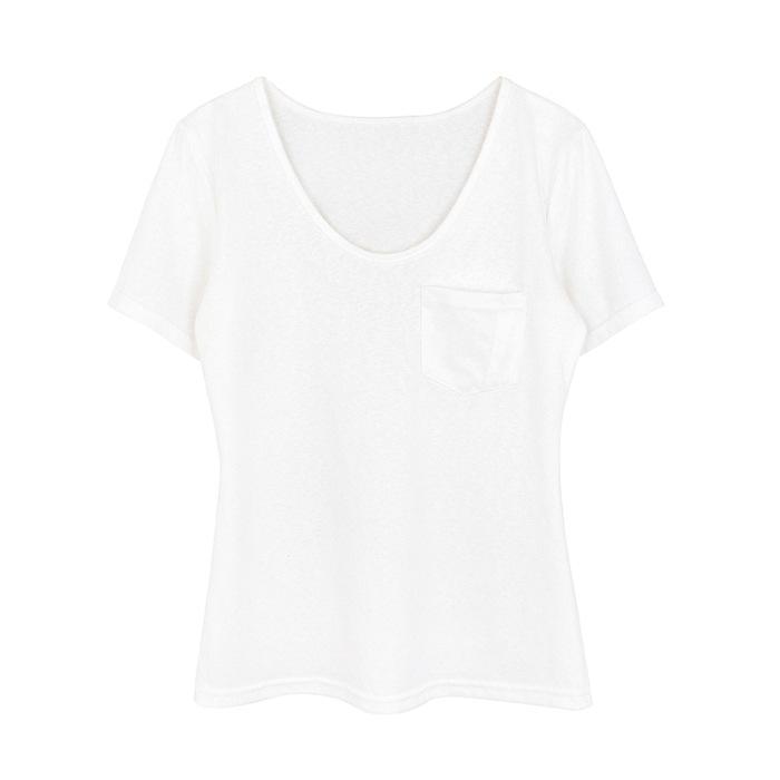

No price reduction #U-neck small fresh slim fit short-sleeved casual versatile super fire ins tide T-shirt S