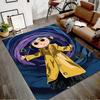 1pc Coraline (5) Design Printed Area Rug Carpet for Bedroom Living Room Home Decor Rugs Mat Non Slip Mat Rug for Bedside