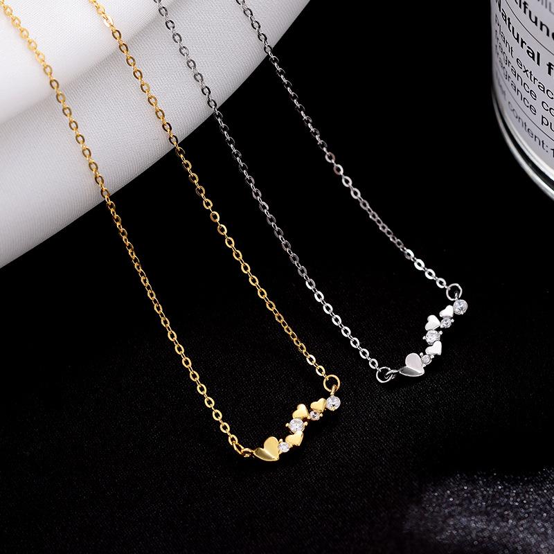 Banyan Tree Heart-Shaped Clavicle Necklace - S925 Silver, Light Luxury Design 2023