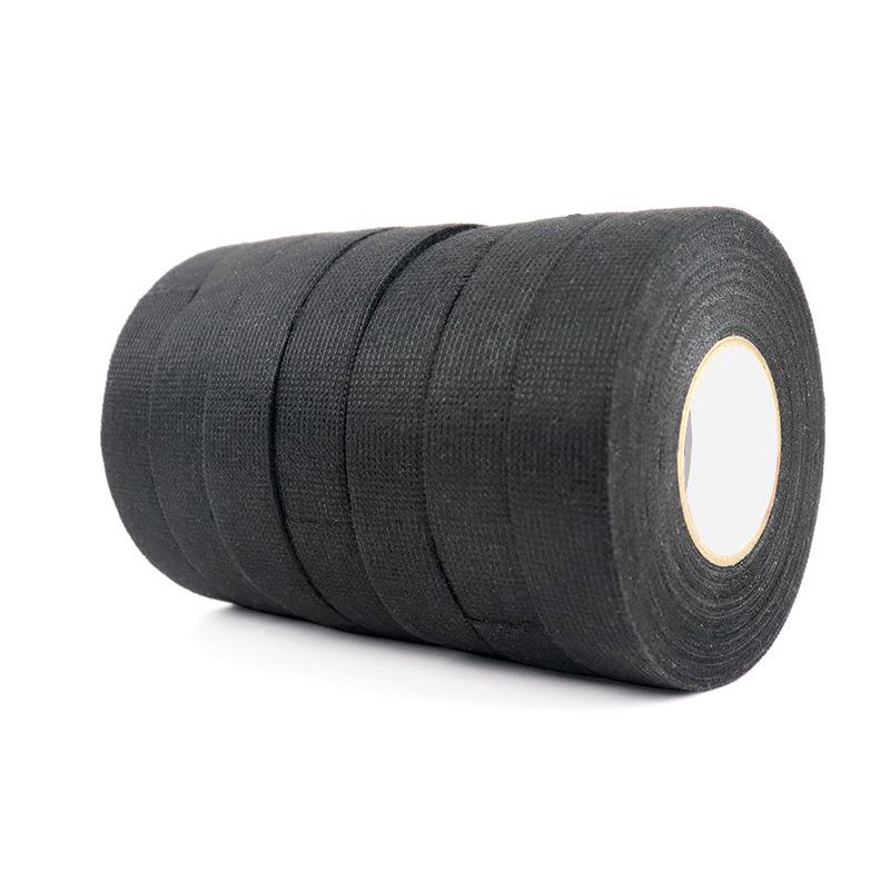 Black Non-Woven Fabric Wire Harness Tape for Insulation & Audio Noise Reduction