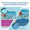 Wasserdichtes Schwimmbrillenetui Weiche Silikon Schwimmbrillen Aufbewahrungsbox Schwimmausrüstung