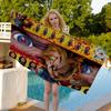 Horrorfilme Die Braut von Chucky Große Mikrofaser-Strandtücher Schnelltrocknendes Handtuch Sandstrandtücher Handtuch für Pool Reisen Schwimmbad