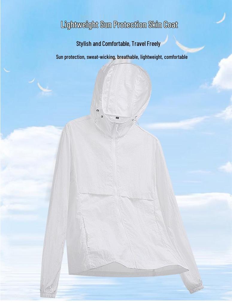 Lightweight Breathable UPF165 Sun Protection Jacket for Men & Women