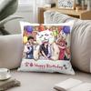 Anime GGintama Pillow Case Pattern Printed Pillowcase For Living Room Sofa Cushion Cover  Bedroom Decor