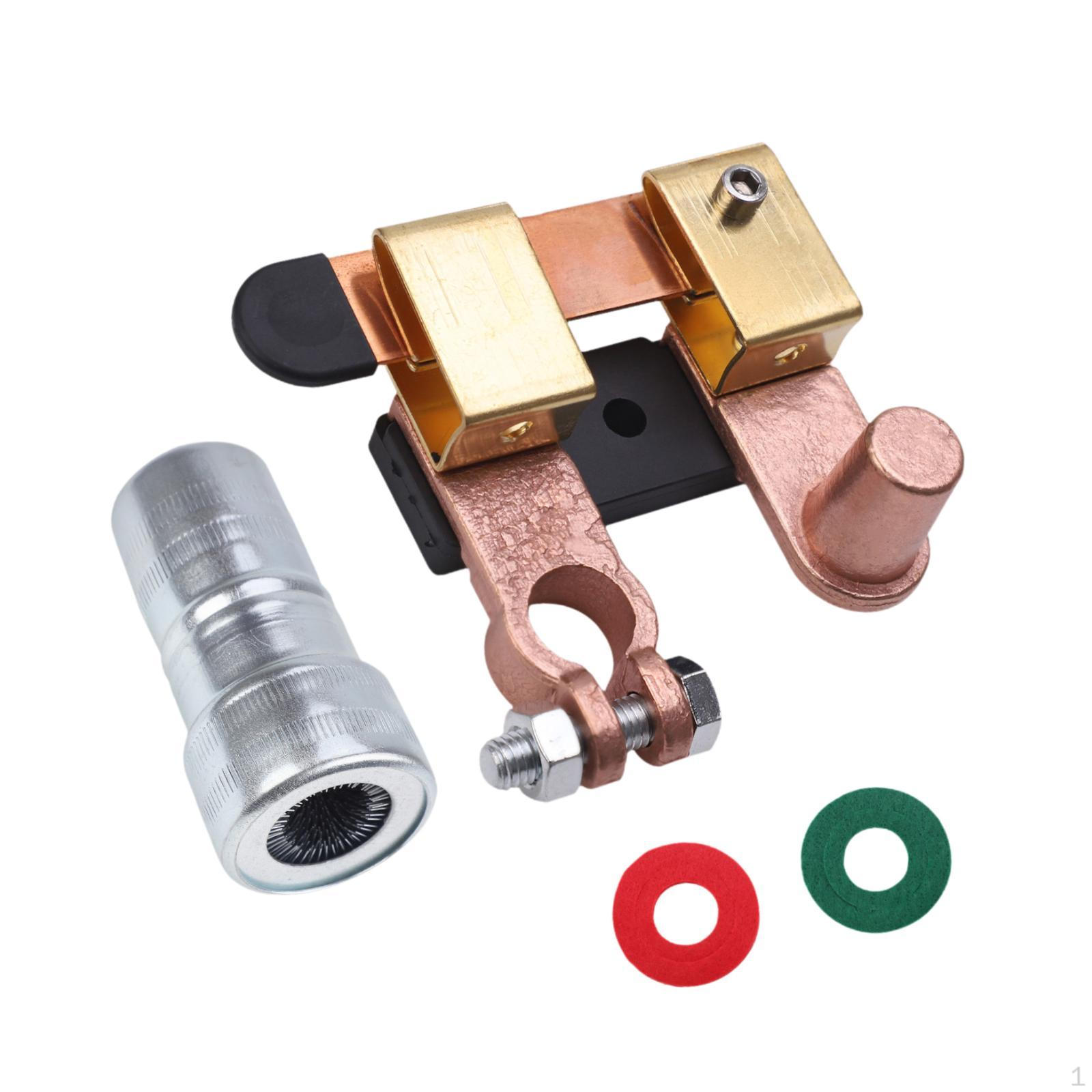 Выключатель массы Стабильный верхний контакт Отключение питания Изолятор для Авто Яхт Грузовика Negative