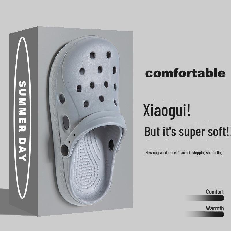 Women's Summer Closed-Toe Sandals: Lightweight, Non-Slip, Soft-Bottom Beach Shoes for Outdoor Activities (2024 New Collection).