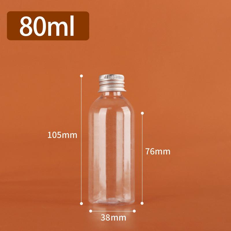 5Ml-500Ml Plastic Bottle Aluminum Cap Transparent Empty Bottle Lotion Sample Cosmetic Dispensing Bottles For Travel