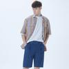 Baiyu Men Blended Denim Half Pants 2 Set Ld5m