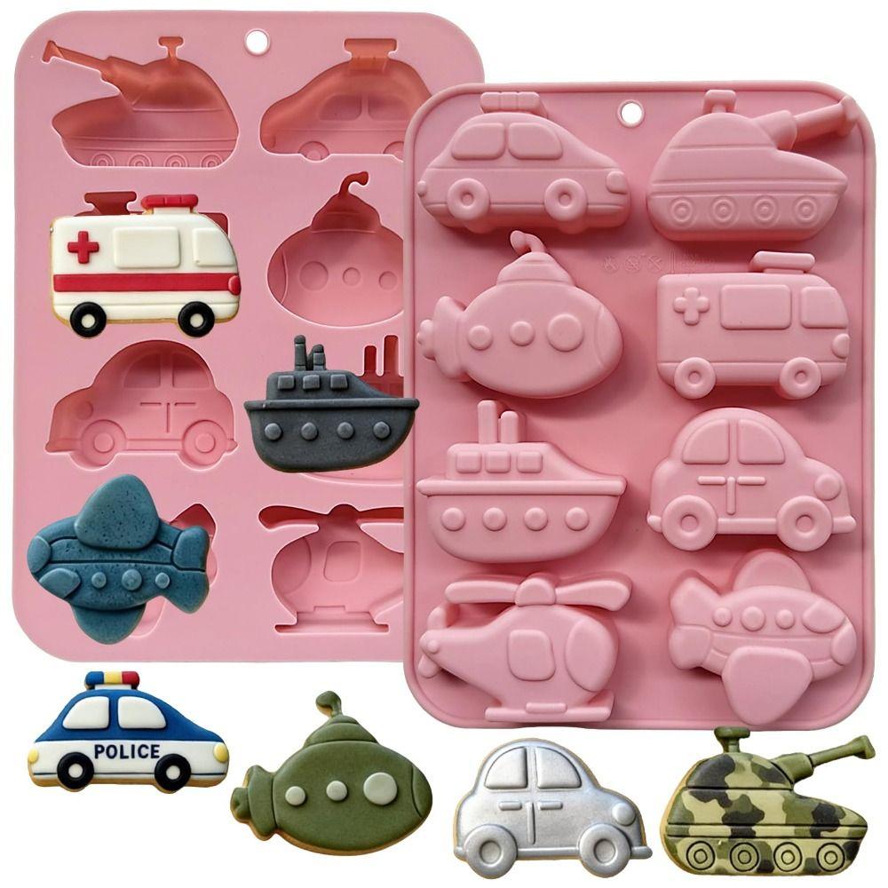 Transportation Theme Mousse Cake Mold Reusable Baking Mould New Chocolate Dessert Mold  DIY Baking