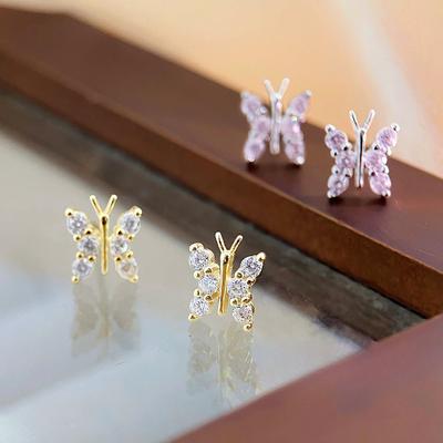 Sweet Little Fresh Butterfly Earrings for Women