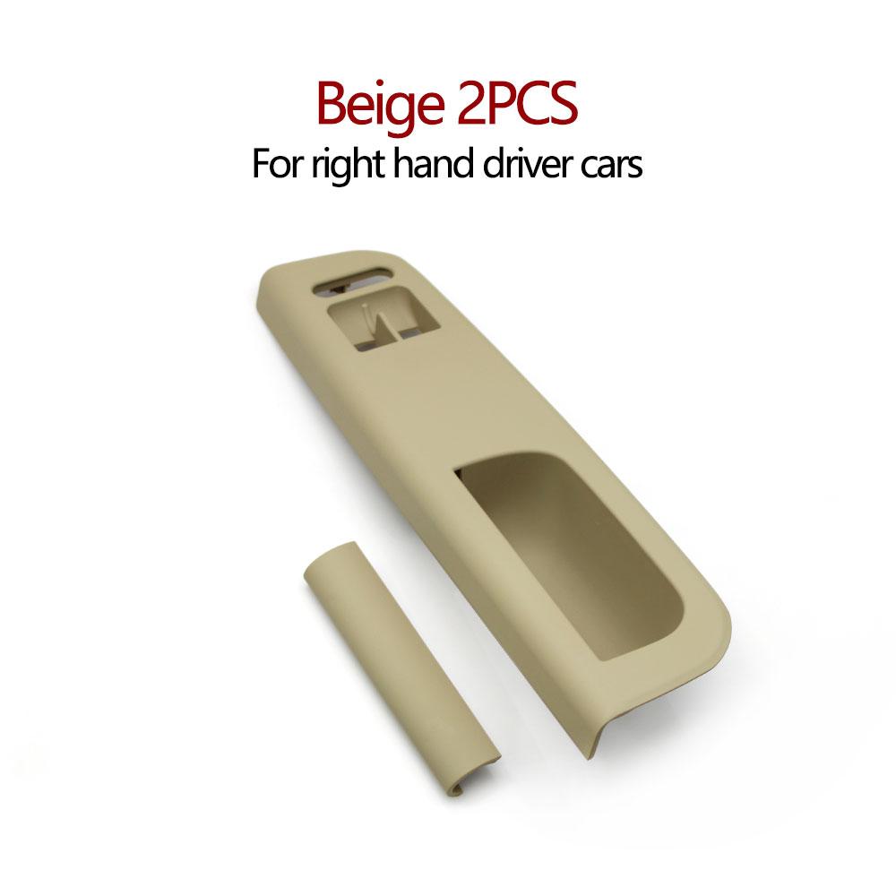 RHD Car Interior Door Pull Grab Handle Window Switch Cover Panel Replacement For Volkswagon VW Bora Golf 4 MK4 Jetta 1999-2004