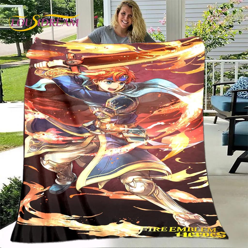 Game Fire Emblem Series Gamer Soft Plush Blanket,Flannel Blanket Throw Blanket for Living Room Bedroom Bed Sofa Picnic Cover Kid