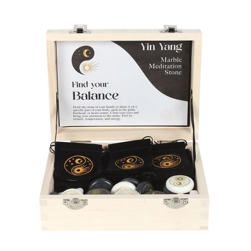Something Different Yin Yang Meditationsstein (Packung mit 24)