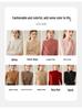 Women's Striped Half-High Neck Cashmere Slim Fit Sweater - Versatile Knitwear Base Layer