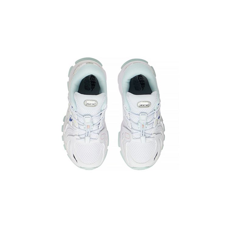 Li Ning Kids Lijun Comfortable Versatile Low-Top Non-Slip Shock Absorbing Wear-Resistant Sports Casual Shoes Kids Shoes White YKNS062-2