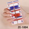 16Tipů Samolepky na Nehty Plné Krytí Fotbalové Pásky na Nehty Dlouhotrvající Samolepicí Nail Art DIY Manikúra Dekorace