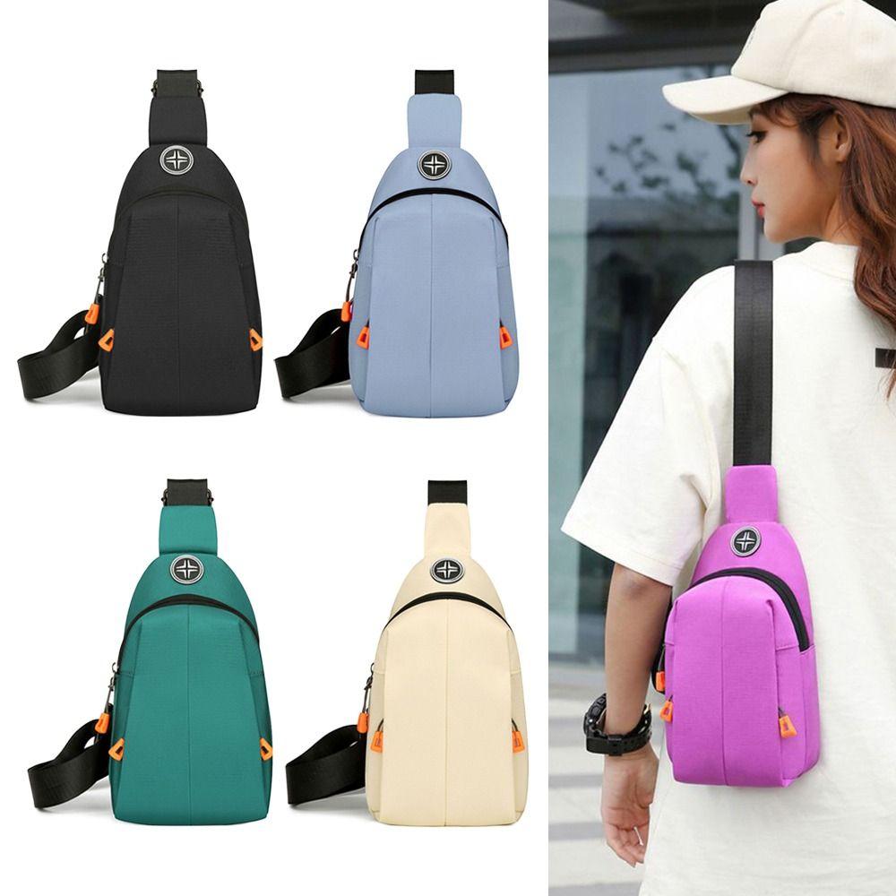 

Large Capacity Sling Backpack Nylon Fanny Packs Fashion Shoulder Bags Women Men