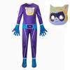 Cosplay Super Kitties Costumes Anime Jumpsuit Headwear Set Performance Stage