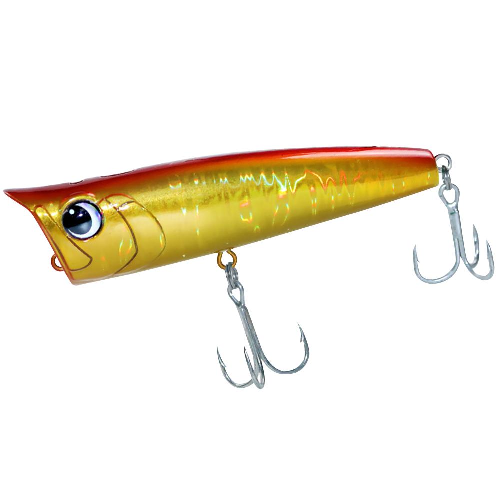 

A# 90mm 15g Topwater Popper Fishing Lure for Freshwater Saltwater Fishing (Yello