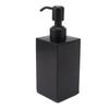 Stainless Steel Soap Dispenser Manual Liquid Pump Hand Press Bottle for Shampoo Shower Lotion Black