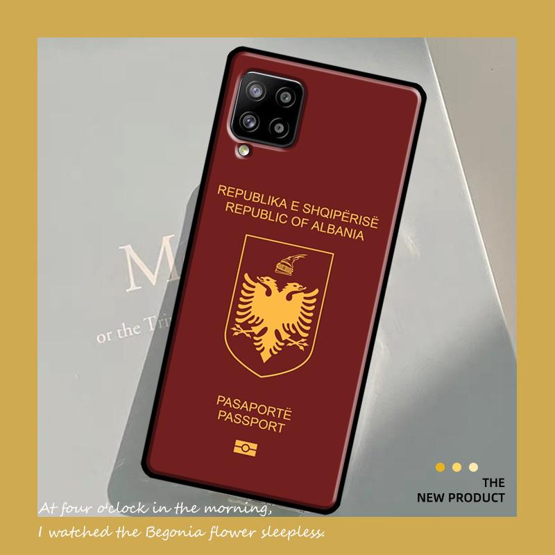 Algerian Russia Serbian Spain Passport Case For Samsung Galaxy A54 A34 A53 A13 A32 A52 A14 A51 A71 A23 A33 A73 A12 A21S Coque