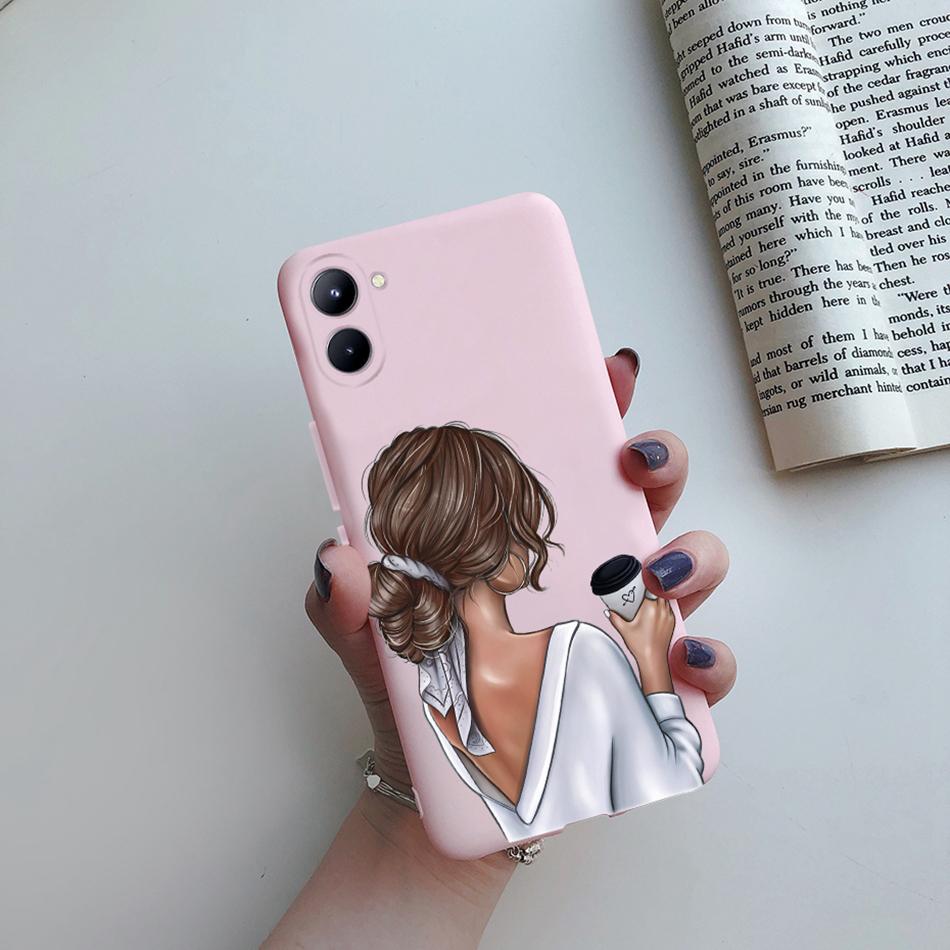 For Realme C33 4G Case Super Mom Baby Fashion Girls Soft Silicone Phone Case For Realme C33 2022 RMX3624 Back Cover Bumper Etui