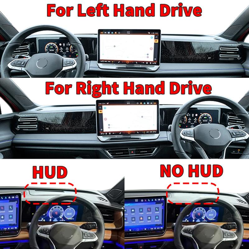 Fit for Tiguan 2024 2025 2026 Car Accessories Dashmat Dashboard Cover Pad DashMat Sunshade Protective Carpet