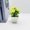 Orchid Simulation Potted Plastic Fake Flower Furniture Living Room Ornaments Car
