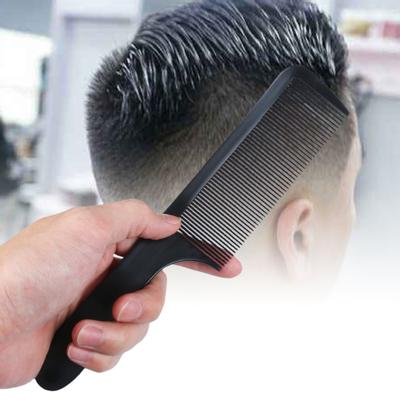 Men Professional Curved Shaver Hair Clipper Cutting Brush Barber Flat Top Comb