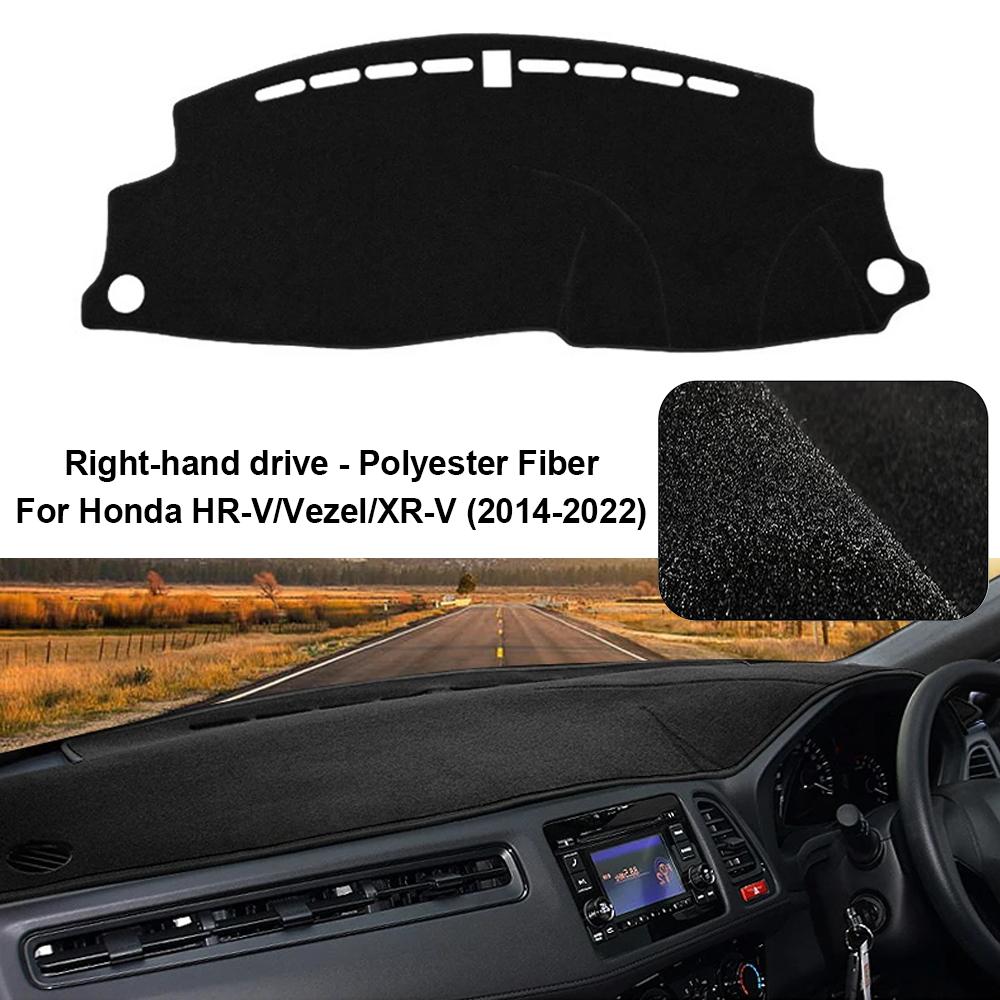 Anti-UV Dashboard Cover Pad for 2014-2022 Honda HR-V Sunshade Protector Non-Slip Dash Mat Interior Moulding