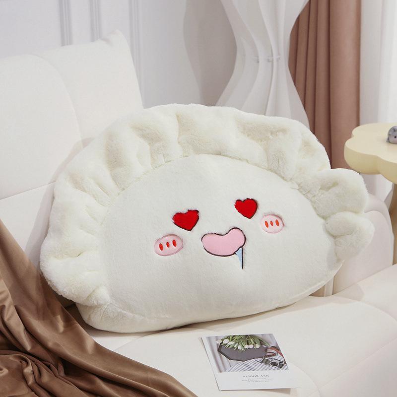 Simulated Dumpling Pillow Plush Toys Creative Dumpling Expression Dolls Cushions On Sofa Bed Pillow Photo Props