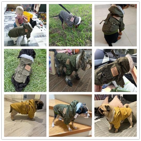 Dog Clothes Winter Puppy Pet Dog Coat Jacket for Small Medium Dogs Thicken Warm Chihuahua Yorkies Hoodie Pets Clothing