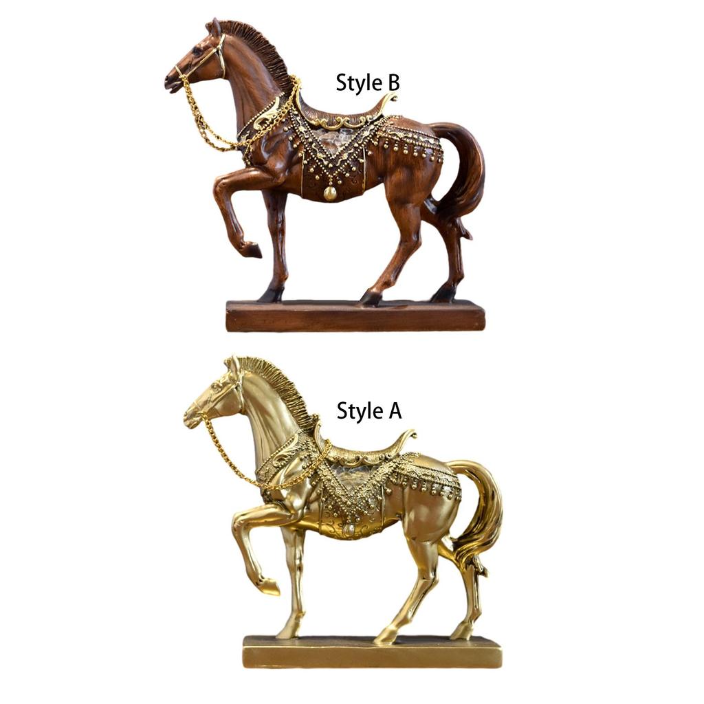 Figure Tischdekoration Mikro-Landschaft Schreibtisch Pferde Ornament Kunst Ornament für Schlafzimmer Heim Möbel Tisch Büro