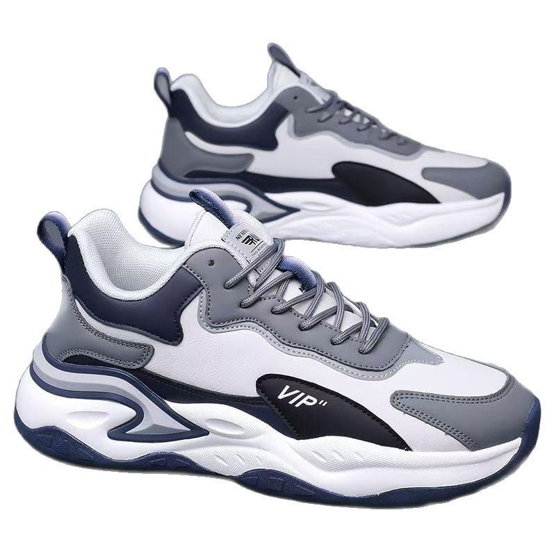 Autumn new teen middle school students boys non-slip casual running sneakers daily versatile men's shoes