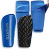 Football Shin Guards With Compression Socks Set Adults Teens Soccer Protection Gear